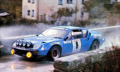 Jean Ragnotti - Jacques Jaubert
20º Tour de Corse 1976. Renault-Alpine A310 (3462 JJ 76). Clasificado 4º.

Del 6 al 7 de Noviembre, Ajaccio, Córcega, Francia.
Superficie: asfalto.

El Rally tenia un total de 1340.00 km de los que 630 km divididos en 9 tramos eran especiales.

Kilómetros de cada uno de los 9 tramos:
SS1 - Casta - Pietra Moneta de 17 Km
SS2 - Calvi - Liamone de 145,20 Km
SS3 - Aqua Doria - Stiliccione de 16,50 Km
SS4 - Porto - Vecchio - Prunelli de 166,40 Km
SS5 - Kamiesch - Bavella - Zonza de 28,60 Km
SS6 - Tavera - Bastelica de 17,10 Km
SS7 - Palneca - Francardo de 137,90 Km
SS8 - Morosaglia - Alistro de 76,40 Km
SS9 - Talasani - La Castanaccia - La Porta de 24,90 Km.

Tomaron la salida 88 equipos, finalizaron 11.
@
Palabras clave: ;Renault;Alpine;Corcega;Corse;A310;1976