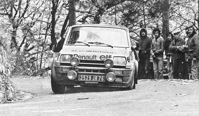 Jean Ragnotti - Jean-Marc Andrié
19º Rally Sanremo 1977. Renault 5 Alpine (2529 JR 76). Clasificado 7º.

Del 4 al 8 de Octubre, Sanremo, Liguria, Imperia, Italia.
Superficie: asfalto.

El Rally tenia un total de 1608 km de los que 867.35 km divididos en 33 tramos eran especiales, (3 de ellas fueron canceladas SS18 Melogno 2 de 15.30 Km, SS19 Giovetti 2 de 11.50 Km y SS20 Quazzo 2 de 11.90 Km).

Tomaron la salida 133 equipos, finalizaron 38.@
Palabras clave: ;Renault;Alpine;Sanremo;1977
