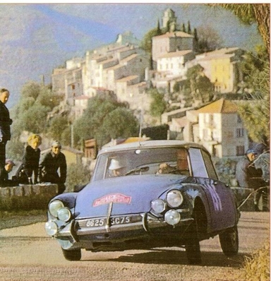 Pauli Toivonen - Ensio Mikkander
35º Rallye Automobile de Monte-Carlo 1966. Citroën DS 21 (3427 HP 75). Clasificado 1º.

Del 14 al 20 de Enero, Monte-Carlo.
Superficie: asfalto - nieve.

119 equipos completaron el rally en su totalidad.
A partir de la posición 120, los equipos no se clasificaron para el tramo final, pero fueron clasificados oficialmente.

Tomaron la salida 322 equipos, finalizaron 184.
@
Palabras clave: Pauli_Toivonen;Ensio_Mikkander;Citroen;DS;Montecarlo;1966