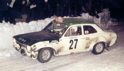 Hannu Mikkola - Jim Porter
38º Rallye Automobile de Monte-Carlo 1969. Ford Escort Twin Cam (BEV 781G). Abandonó por accidente.

Del 17 al 24 de Enero, Monte-Carlo.
Superficie: asfalto - nieve.

El Rally tenia un total de 225.00 km cronometrados.

Se inscribieron 211 equipos, tomaron la salida 183, finalizaron 44.@
Palabras clave: ;Ford;Escort;MKI;Montecarlo;1969;nieve