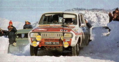 Jean Ragnotti - Jacques Jaubert
42º Rallye Automobile de Monte-Carlo 1973. Renault 12 Gordini (2985 HE 76). Clasificado 15º.

Del 19 al 26 de Enero, Monte-Carlo.
Superficie: asfalto - nieve.

El Rally tenia un total de 4800 km de los que 456.50 km divididos en 18 tramos eran especiales, (2 ellas fueron canceladas SS10 Col de la Porte de 18.25 Km y SS11 La Cabanette de 18.25Km).

Tomaron la salida 278 equipos, finalizaron 51.@
Palabras clave: ;Renault;Gordini;Montecarlo;nieve;1973