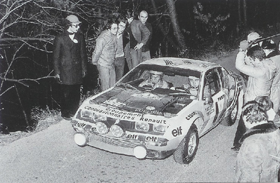 Jean-Pierre Nicolas - Vincent Laverne
44º Rallye Automobile de Monte-Carlo 1976. Alpine-Renault A310 (6722 JB 76). Abandonó por el diferencial del coche quedando clasificado 49º.

Del 17 al 24 de Enero, Monte-Carlo.
Superficie: asfalto - nieve.

El Rally tenia un total de 4500.00 km de los que 530.50 km divididos en 23 tramos eran especiales.

Se inscribieron 163 equipos, tomaron la salida 148, finalizaron 84.@
Palabras clave: ;Renault;Alpine;A310;Montecarlo;1976