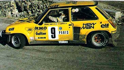 Bruno Saby - Francoise Sappey
50º Rallye Automobile de Monte-Carlo 1982. Renault 5 Turbo (6480 VM 38). Clasificado 5º.
Garage Galtier

Del 16 al 22 de Enero, Monte Carlo.
Superficie: asfalto - nieve.

El Rally tenia un total de 4082.71 km de los que 747.81 km divididos en 32 tramos eran especiales, (2 de ellas fueron canceladas SS7 Trigance - Chateauvieux 1 de 28,53 Km y SS15 St Jean en Royans - La Chapelle en Vercors de 38,67 Km).

Se inscribieron 306 equipos, tomaron la salida 299, finalizaron 140.@
Palabras clave: Renault;Turbo;Montecarlo;1982
