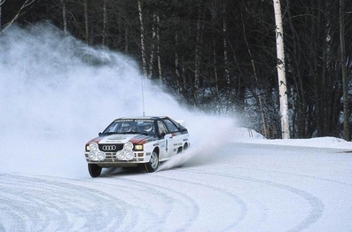 Michèle Mouton - Fabrizia Pons
33º International Swedish Rally 1983. Audi Quattro A1 (IN-NU 84). Clasificado 4ª.
Audi Sport

Del 11 al 13 de Febrero, Karlstad, Suecia.
Superficie: nieve - hielo.

El Rally tenia un total de 1505.00 km de los que 476.10 km divididos en 25 tramos eran especiales (uno de ellas fue cancelada SS12 Radasjon de 6 Km).

Se inscribieron 137 equipos, tomaron la salida 137, finalizaron 67.@
Palabras clave: Audi;Grupo_B;Quattro;Suecia;nieve;1983;Mujeres;Womens