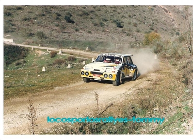 Carlos Sainz Cenamor - Antonio Boto
Rally Race de tierra 1986 (Madrid)

SUBCAMPEÓN de España de Rallyes
Renault R5 Maxi Turbo Gr.B

Piloto Oficial de Renault España
Palabras clave: ;Grupo_B;Renault;Maxi_turbo;Turbo;1986