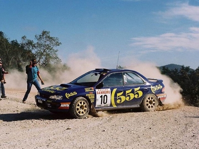 Carlos Sainz Cenamor - Luís Rodríguez Moya
36º Rallye Sanremo - Rallye de Italia 1994. Subaru Impreza 555. Clasificado 2º.
El Rally tenia un total de 2160.4 km de los que 515.11 km divididos en 26 tramos, eran especiales, (una de ellas fue cancelada SS17).
Se inscribieron 94 equipos, tomaron la salida 92, finalizaron 40.@
Palabras clave: ;Luis_Moya;Subaru;Impreza;Sanremo;1994
