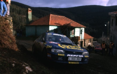 Carlos Sainz Cenamor - Luís Rodríguez Moya
29º Rallye de Portugal 1995. Subaru Impreza 555. Clasificado 1º.
Palabras clave: ;Luis_Moya;Subaru;Impreza;Portugal;1995