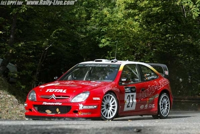 Jesus "Chus" Puras - Carlos del Barrio Corral
44º Rallye Sanremo - Rallye de Italia 2002. Citröen Xsara WRC. Clasificado 6º.
El Rally tenia un total de 1,407.04 Km de los que 385.84 Km divididos en 18 tramos eran especiales.
Se inscribieron 57 equipos, tomaron la salida 53, finalizaron 35.@
Palabras clave: ;Citroen;Xsara;WRC;Sanremo;2002