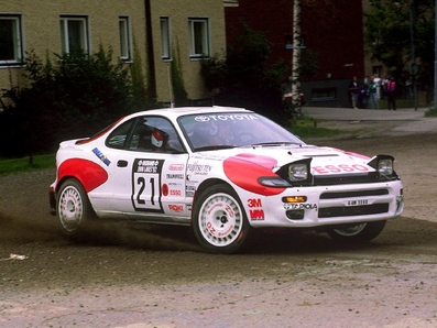 Marcus Grönholm - Ilkka Riipinen
42º Rally de Finlandia 1992, Toyota Celica Turbo 4WD, Retirado por accidente
Palabras clave: ;Toyota;Finlandia;1992