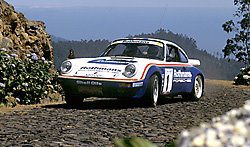 Henri Toivonen - Juha Piironen
25º Rali Vinho da Madeira 1984. Porsche 911 SC RS (A815 CCF). Clasificado 1º.

Del 4 al 5 de Agosto, Funchal, Isla de Madeira, Portugal.
Superficie: asfalto.

El Rally constaba de 474.00 km cronometrados divididos en 28 tramos especiales.

Tomaron la salida 83 equipos, finalizaron 25.@
Palabras clave: Henri_Toivonen;Juha_Piironen;Porsche;Madeira;Portugal;1984;Grupo_B