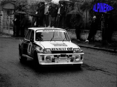 Jean Ragnotti - Pierre Thimonier
28º Tour de Corse - Rallye de France 1984. Renault 5 Turbo Tour de Corse (1465 XD 91). Clasificado 3º.

Del 3 al 5 de Mayo, Ajaccio, Córcega, Francia.
Superficie: asfalto.

El Rally tenia un total de 1618 km de los que 1130.9 km divididos en 30 tramos eran especiales.

Se inscribieron 158 equipos, tomaron la salida 155, finalizaron 57.@
Palabras clave: ;Pierre_Thimonier;Renault;Turbo;Grupo_B;Corcega;1984;Corse