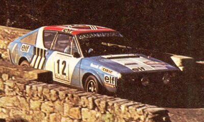 Jean-François Piot - Jacques Jaubert
18º Tour de Corse - Rallye de France 1974. Renault 17 Gordini (7787-DW92). Clasificado 8º.

Del 30 de Noviembre al 1 de Diciembre, Bastia, Córcega, Francia.
Superficie: asfalto.

El Rally tenia un total de 1292 km, de los que 374.90 km divididos en 14 tramos eran especiales.

Tomaron la salida 102 equipos, finalizaron 24.@
Palabras clave: ;Renault;Gordini;Corse;Corcega;1974