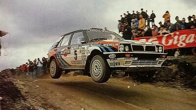 Juha Kankkunen - Juha Piironen
25º Rallye de Portugal - Vinho do Porto 1991. Lancia Delta Integrale 16V (TO 11981R). Clasificado 4º.
Martini Lancia

Del 5 al 9 de Marzo, Portugal.
Superficie: asfalto - tierra.

El Rally tenia un total de 2041.26 Km de los que 564.20 Km divididos en 38 tramos eran especiales (2 de ellos fueron cancelados SS2 Gradil de 9 Km y SS28 Viseu de 29.90 Km).

Se inscribieron 106 equipos, tomaron la salida 95, finalizaron 28.@
Palabras clave: Portugal;Lancia;Delta;Integrale;1991