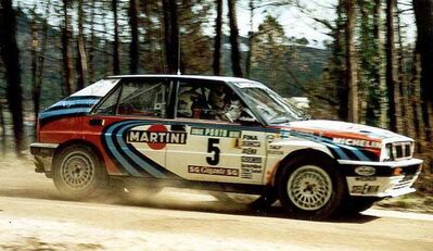 Juha Kankkunen - Juha Piironen
25º Rallye de Portugal - Vinho do Porto 1991. Lancia Delta Integrale 16V (TO 11981R). Clasificado 4º.
Martini Lancia

Del 5 al 9 de Marzo, Portugal.
Superficie: asfalto - tierra.

El Rally tenia un total de 2041.26 Km de los que 564.20 Km divididos en 38 tramos eran especiales (2 de ellos fueron cancelados SS2 Gradil de 9 Km y SS28 Viseu de 29.90 Km).

Se inscribieron 106 equipos, tomaron la salida 95, finalizaron 28.@
Palabras clave: Portugal;Lancia;Delta;Integrale;1991