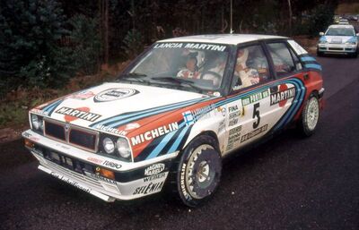 Juha Kankkunen - Juha Piironen
25º Rallye de Portugal - Vinho do Porto 1991. Lancia Delta Integrale 16V (TO 11981R). Clasificado 4º.
Martini Lancia

Del 5 al 9 de Marzo, Portugal.
Superficie: asfalto - tierra.

El Rally tenia un total de 2041.26 Km de los que 564.20 Km divididos en 38 tramos eran especiales (2 de ellos fueron cancelados SS2 Gradil de 9 Km y SS28 Viseu de 29.90 Km).

Se inscribieron 106 equipos, tomaron la salida 95, finalizaron 28.@
Palabras clave: Portugal;Lancia;Delta;Integrale;1991