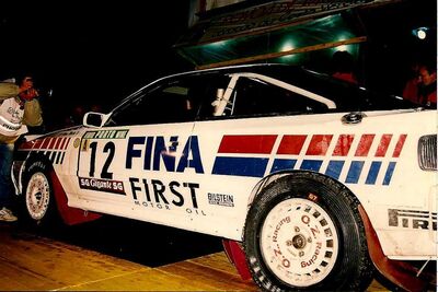 Marc Duez - Klaus Wicha
25º Rallye de Portugal - Vinho do Porto 1991. Toyota Celica GT-4 -ST165- (K-AM 6212). Abandonó por problemas eléctricos en SS19 Santa Luzia de 19.00 km.
Toyota Fina Team

Del 5 al 9 de Marzo, Portugal.
Superficie: asfalto - tierra.

El Rally tenia un total de 2041.26 Km de los que 564.20 Km divididos en 38 tramos eran especiales (2 de ellos fueron cancelados SS2 Gradil de 9 Km y SS28 Viseu de 29.90 Km).

Se inscribieron 106 equipos, tomaron la salida 95, finalizaron 28.@
Palabras clave: Toyota;Celica;Portugal;1991