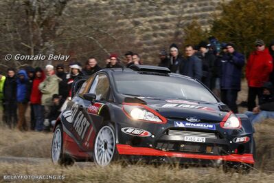 Matthew Wilson - Scott Martin
80º Rallye Automobile de Monte-Carlo 2012. Ford Fiesta RS WRC (PX60 AVE). Clasificado 11º.

Del 17 al 22 de Enero, Valence - Monaco.
Superficie: asfalto - nieve.

El Rally teni­a un total de 1772.52 km de los que 433.36 Km divididos en 18 tramos eran especiales.

Se inscribieron 82 equipos, tomaron la salida 73, finalizaron 45.

© Gonzalo Belay
@
Palabras clave: Ford;Fiesta;WRC;2012;Montecarlo