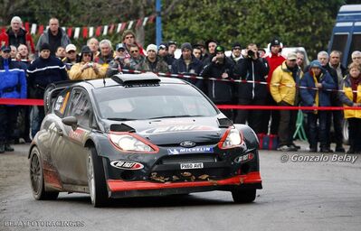 Matthew Wilson - Scott Martin
80º Rallye Automobile de Monte-Carlo 2012. Ford Fiesta RS WRC (PX60 AVE). Clasificado 11º.

Del 17 al 22 de Enero, Valence - Monaco.
Superficie: asfalto - nieve.

El Rally teni­a un total de 1772.52 km de los que 433.36 Km divididos en 18 tramos eran especiales.

Se inscribieron 82 equipos, tomaron la salida 73, finalizaron 45.

© Gonzalo Belay
@
Palabras clave: Ford;Fiesta;WRC;2012;Montecarlo