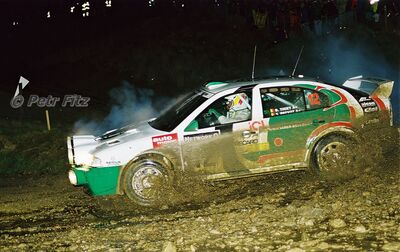 Bruno Thiry - Stéphane Prévot
55º Network Q Rally de Gran Bretaña 1999. Skoda Octavia WRC (MBS 97 62). Clasificado 4º.

Del 21 al 23 de Noviembre, Cheltenham.
Superficie: tierra - asfalto.

El Rally tení­a un total de 1815.48 km de los que 389.39 km divididos en 22 tramos eran especiales.

Se inscribieron 186 equipos, tomaron la salida 160, finalizaron 89.

© Petr Fitz
@@
Palabras clave: Bruno_Thiry;Skoda;Octavia;WRC;Gran_Bretaña;1999
