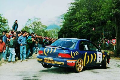 Carlos Sainz Cenamor - Lui­s Moya
38º Tour de Corse - Rallye de France 1994. Subaru Impreza 555 (L555 REP). Clasificado 2º.

Del 4 al 8 de Mayo, Ajaccio.
Superficie: asfalto.

El Rally tenia un total de 1213.34 km de los que 544.48 km divididos en 23 tramos eran especiales.

Se inscribieron 92 equipos, tomaron la salida 84, finalizaron 43.@
Palabras clave: ;Luis_Moya;Subaru;Impreza;Corcega;1994;Corse