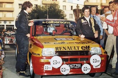 Jean Ragnotti - Jean-Marc Andrié
39º Tour France Automobile 1980. Renault 5 Turbo -Gr.4- (126 TZ 91). Abandonó por fuego en el coche.
Renault Elf Calberson
Debut del Renault 5 Turbo.

Del 17 al 20 de Septiembre, Villeurbanne, Auvernia-Ródano-Alpes, Lyon y Nice, Provenza-Alpes-Costa Azul, Francia.
Superficie: asfalto.

El Rally tenía un total de 2622.00 km de los que 770.00 km eran cronometrados. No sabemos en cuantos tramos especiales se dividían éstos 770.00 km.

Tomaron la salida 80 equipos, finalizaron 33.@
Palabras clave: Renault;Turbo;Francia;1980;Grupo_B;Debut;Tour_France_Automobile