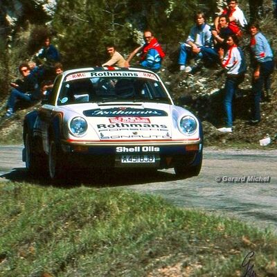 Henri Toivonen - Juha Piironen
27º Critérium Alpin - Behra 1984. Porsche 911 SC RS (A451 BJB). Clasificado 2º.
Rothmans Porsche Rally Team

Del 14 al 15 de Abril, Grasse, Francia.
Superficie: asfalto.

Tomaron la salida 106 equipos, finalizaron 56.

© Gerard Michel
@
Palabras clave: Henri_Toivonen;Porsche;Grupo_B;Behra_Alpin;1984