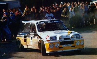Carlos Sainz  - Antonio Boto
9º Rally Sierra Morena 1986. Renault 5 Maxiturbo (VA-4650-M). Clasificado 1º.

Del 26 al 27 de Abril, Anadalucia, España.
Superficie: asfalto.

Desconocemos de cuantos kilómetros tanto totales como cronometrados constaba la prueba.

Tomaron la salida 54 equipos finalizaron 34.@
Palabras clave: ;Sierra_Morena;Anadalucia;España;Spain;Grupo_B;Renault;Maxiturbo;1986