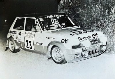 Jean Ragnotti - Jean-Marc Andrié
19º Rally Sanremo 1977. Renault 5 Alpine (2529 JR 76). Clasificado 7º.

Del 4 al 8 de Octubre, Sanremo, Liguria, Imperia, Italia.
Superficie: asfalto.

El Rally tenia un total de 1608 km de los que 867.35 km divididos en 33 tramos eran especiales, (3 de ellas fueron canceladas SS18 Melogno 2 de 15.30 Km, SS19 Giovetti 2 de 11.50 Km y SS20 Quazzo 2 de 11.90 Km).

Tomaron la salida 133 equipos, finalizaron 38.@
Palabras clave: Renault;Alpine;Sanremo;1977