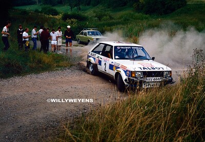 Henri Toivonen - Fred Gallagher
14º Int. AvD/STH Hunsrück Rallye 1981. Talbot Sunbeam Lotus (KKV 444V). Abandonó por rotura palier.

Del 31 de Julio al 1 de Agosto, en Idar Oberstein, Alemania.
Superficie: asfalto - tierra.

El Rally tenia un total de 1017.00 km de los que 566.88 km divididos en 28 tramos eran especiales.

Tomaron la salida 247 equipos, finalizaron 172.

© WILLYWEYENS
@
Palabras clave: Henri_Toivonen;Talbot;Lotus;Sunbeam;Hunsrück_Rallye;1981