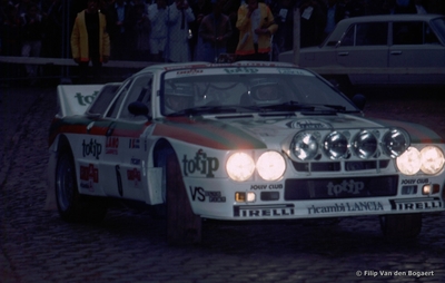 Miki Biasion - Tiziano Siviero
19º Ypres 24 Horas Rally 1983. Lancia Rally 037 (TO Y63863). Clasificado 1º.
Jolly Club

Del 24 al 26 de Junio, Ypres, Bélgica.
Superficie: asfalto.

El Rally tenía 512.00 km cronometrados divididos en dos etapas y 53 tramos especiales.

Tomaron la salida 176 equipos, finalizaron 77.

© Filip Van den Bogaert
@
Palabras clave: ;Lancia;Rally;Grupo_B;Ypres;1983