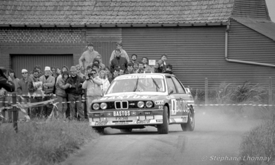 Marc Duez - Pierre Thimonier
24º Ypres 24 Hours Rally 1988. BMW M3 E30 (FXI 318). Clasificado 3º.
Bastos Racing Team

Del 24 al 26 de Junio, Ypres.
Superficie: asfalto.

El Rally constaba de 6 etapas con 375.15 km cronometrados divididos en 37 tramos especiales.

Tomaron la salida 138 equipos, finalizaron 73.

© Stéphane Lhonnay
@
Palabras clave: BMW;Ypres;1988