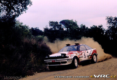 Armin Schwarz - Arne Hertz
27º Rallye Catalunya - Costa Brava - Rallye de España 1991. Toyota Celica GT-4 -ST165- (K-AM 2590). Clasificado 1º.
Toyota Team Europe

Del 10 al 13 de Noviembre, Lloret de Mar, Girona, Catalunya, España.
Superficie: asfalto - tierra.

El Rally tenia un total de 1606.98 km de los que 594.01 km divididos en 35 tramos eran especiales, (2 de ellas fueron canceladas SS4 Sant Hilari - Osor de 13.57 Km y SS29 Riera de Merles de 14.36 Km).

Tomaron la salida 76 equipos, finalizaron 33.

© Stéphane Lhonnay
@
Palabras clave: Toyota;Celica;Catalunya;1991;ST165;Spain;España