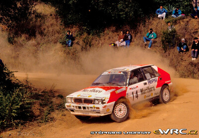 Luis Monzon - Alex Romani
27º Rallye Catalunya - Costa Brava - Rallye de España 1991. Lancia Delta HF Integrale 16v (TO 44775R). Clasificado 7º.
Escudería Telde

Del 10 al 13 de Noviembre, Lloret de Mar, Girona, Catalunya, España.
Superficie: asfalto - tierra.

El Rally tenia un total de 1606.98 km de los que 594.01 km divididos en 35 tramos eran especiales, (2 de ellas fueron canceladas SS4 Sant Hilari - Osor de 13.57 Km y SS29 Riera de Merles de 14.36 Km).

Tomaron la salida 76 equipos, finalizaron 33.

© Stéphane Lhonnay
@
Palabras clave: Lancia;Delta;Integrale;Catalunya;España;Spain;1991