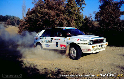 Jesus Puras - Jose Arrarte
27º Rallye Catalunya - Costa Brava - Rallye de España 1991. Lancia Delta HF (TO 40001P) Integrale 16v. Abandonó por motor en SS31 Lloret de Mar de 14.75 Km.

Del 10 al 13 de Noviembre, Lloret de Mar, Girona, Catalunya, España.
Superficie: asfalto - tierra.

El Rally tenia un total de 1606.98 km de los que 594.01 km divididos en 35 tramos eran especiales, (2 de ellas fueron canceladas SS4 Sant Hilari - Osor de 13.57 Km y SS29 Riera de Merles de 14.36 Km).

Tomaron la salida 76 equipos, finalizaron 33.

© Stéphane Lhonnay
@
Palabras clave: Lancia;Delta;Integrale;Catalunya;Costa_Brava;1991;Spain;España