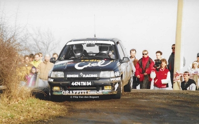Jean Ragnotti - Gilles Thimonier
35º Boucles de Spa Alphonse Delettre 1992. Renault Clio 16S (4474 TM 84). Clasificado 6º.
Société Diac

Del 7 al 9 de Febrero, Spa, Bélgica.
Superficie: Asfalto con un total de 296.58 km cronometrados.

Tomaron la salida 88 equipos, finalizaron 54.

© Filip Van den Bogaert
@
Palabras clave: Renault;Clio;Boucles_Spa;1992