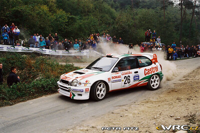 Henrik Lundgaard - Jens-Christian Anker
41º Rallye Sanremo - Rallye d'Italia 1999. Toyota Corolla WRC (K-AM 4050). Clasificado 11º.

Del 11 al 13 de Octubre, Sanremo, Liguria, Imperia, Italia.
Superficie: asfalto.

El Rally tenia un total de 1384.58 Km de los que 384.88 Km divididos en 18 tramos, eran especiales.

Se inscribieron 124 equipos, tomaron la salida 119, finalizaron 55.

© Petr Fitz
@@
Palabras clave: Toyota;Corolla;WRC;Sanremo;1999