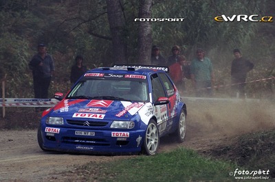 Sébastien Loeb - Daniel Elena
41º Rallye Sanremo - Rallye d'Italia 1999. Citroën Saxo Kit Car (8116 MT 52). Clasificado 21º.
Equipe de France FFSA

Del 11 al 13 de Octubre, Sanremo, Liguria, Imperia, Italia.
Superficie: asfalto.

El Rally tenia un total de 1384.58 Km de los que 384.88 Km divididos en 18 tramos, eran especiales.

Se inscribieron 124 equipos, tomaron la salida 119, finalizaron 55.

© Giovanni Scarpari "fotosport"
@@
Palabras clave: Citroen;Saxo;Kit_Car;Sanremo;1999
