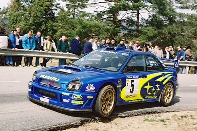Richard Burns - Robert Reid
37º Rallye Catalunya - Costa Brava - Rallye de España 2001. Subaru Impreza S7 WRC 01 (X 7 SRT). Clasificado 7º.
Subaru World Rally Team

Del 22 al 25 de Marzo, Lloret de Mar, Girona, Catalunya, España.
Superficie: asfalto.

El Rally tenia un total de 1779.13 km de los que 383.18 km divididos en 18 tramos eran especiales, (una de ellas fue cancelada SS12 La Riba 2 de 35.89 Km).

Se inscribieron 79 equipos, tomaron la salida 76, finalizaron 36.

© Petr Fitz
@@
Palabras clave: Subaru;Impreza;Catalunya;Costa_Brava;2001
