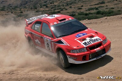 Freddy Loix - Sven Smeets
48º Acropolis Rally 2001. Mitsubishi Lancer Evo 6.5 (V2 MMR). Clasificado 9º.

Del 14 al 17 de Junio, Atenas, Grecia.
Superficie: tierra.

El Rally tenia un total de 1613.98 km de los que 387.41 km divididos en 20 tramos eran especiales ((uno de ellos fue cancelado SS5 Elatia de 31.40 Km).

Tomaron la salida 110 equipos, finalizaron 47.

© eWRC
@@
Palabras clave: Acropolis;Grecia;Mitsubishi;Lancer;2001