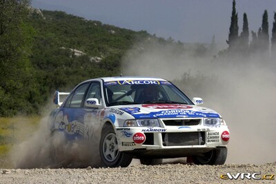 Pozzo Gabriel - Stillo Daniel
48º Acropolis Rally 2001. Mitsubishi Lancer Evo VI (BH 138 ZG). Clasificado 13º.

Del 14 al 17 de Junio, Atenas, Grecia.
Superficie: tierra.

El Rally tenia un total de 1613.98 km de los que 387.41 km divididos en 20 tramos eran especiales ((uno de ellos fue cancelado SS5 Elatia de 31.40 Km).

Tomaron la salida 110 equipos, finalizaron 47.

© eWRC
@
Palabras clave: Mitsubishi;Lancer;Acropolis;Grecia;2007