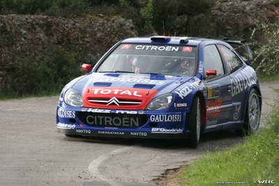 Sébastien Loeb - Daniel Elena
42º RallyRACC Catalunya - Costa Daurada 2006. Citroën Xsara WRC (829 DPT 78). Clasificado 1º.
Kronos Racing

Del 24 al 26 de Marzo, Salou, Tarragona, Catalunya, España.
Superficie: asfalto.

El Rally tenia un total de 1376.14 Km de los que 346.43 Km divididos en 16 tramos eran especiales.

Se inscribieron 71 equipos, tomaron la salida 66, finalizaron 56.

© Joachim Hähn
@
Palabras clave: Citroen;Xsara;WRC;Catalunya;2006;España;Spain;Costa_Dorada