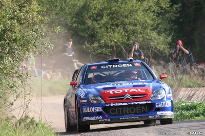 Sébastien Loeb - Daniel Elena
42º RallyRACC Catalunya - Costa Daurada 2006. Citroën Xsara WRC (829 DPT 78). Clasificado 1º.
Kronos Racing

Del 24 al 26 de Marzo, Salou, Tarragona, Catalunya, España.
Superficie: asfalto.

El Rally tenia un total de 1376.14 Km de los que 346.43 Km divididos en 16 tramos eran especiales.

Se inscribieron 71 equipos, tomaron la salida 66, finalizaron 56.

© Joachim Hähn
@
Palabras clave: Citroen;Xsara;WRC;Catalunya;2006;España;Spain;Costa_Dorada