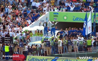 Marcus Grönholm - Timo Rautiainen
53º BP Ultimate Acropolis Rally of Greece 2006. Ford Focus RS WRC '06 (EU55 BMV). Clasificado 1º.
BP Ford World Rally Team

Del 2 al 4 de Junio, Athens.
Superficie: tierra.

El Rally constabade 3 etapas con un tenia un total de 1279.29 km de los que 355.62 km divididos en 18 tramos eran cronometrados.

Se inscribieron 91 equipos, tomaron la salida 84, finalizaron 69.

© Kostas Anagnostopoulos
@@
Palabras clave: Ford;Focus;WRC;Acropolis;Grecia;Atenas;2006