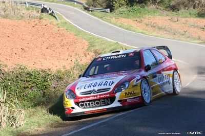 Dani Sordo - Marc Marti
42º RallyRACC Catalunya - Costa Daurada 2006. Citroën Xsara WRC (834 DPT 78). Clasificado 2º.

Del 24 al 26 de Marzo, Salou, Tarragona, Catalunya, España.
Superficie: asfalto.

El Rally tenia un total de 1,376.14 Km de los que 346.43 Km divididos en 16 tramos eran especiales.

Se inscribieron 71 equipos, tomaron la salida 66, finalizaron 56.

© Joachim Hähn
@
Palabras clave: Citroen;Xsara;Catalunya;Costa_Daurada;Costa_Dorada;2006;España;Spain