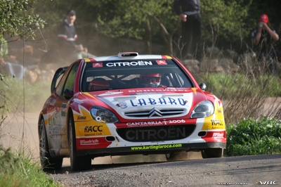 Dani Sordo - Marc Marti
42º RallyRACC Catalunya - Costa Daurada 2006. Citroën Xsara WRC (834 DPT 78). Clasificado 2º.

Del 24 al 26 de Marzo, Salou, Tarragona, Catalunya, España.
Superficie: asfalto.

El Rally tenia un total de 1,376.14 Km de los que 346.43 Km divididos en 16 tramos eran especiales.

Se inscribieron 71 equipos, tomaron la salida 66, finalizaron 56.

© Joachim Hähn
@
Palabras clave: Citroen;Xsara;Catalunya;Costa_Daurada;Costa_Dorada;2006;España;Spain