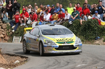 Alexandre Bengué - Caroline Escudero-Bengué
42º RallyRACC Catalunya - Costa Daurada 2006. Peugeot 307 WRC (3052 YQ 74). Clasificado 4º.
Czech RT Škoda Kopecký

Del 24 al 26 de Marzo, Salou, Tarragona, Catalunya, España.
Superficie: asfalto.

El Rally tenia un total de 1376.14 Km de los que 346.43 Km divididos en 16 tramos eran especiales.

Se inscribieron 71 equipos, tomaron la salida 66, finalizaron 56.

© Joachim Hähn
@
Palabras clave: Peugeot;WRC;Catalunya;España;Spain;2006