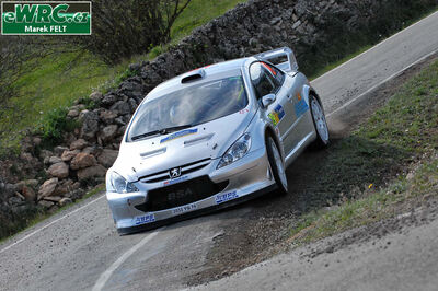 Alexandre Bengué - Caroline Escudero-Bengué
42º RallyRACC Catalunya - Costa Daurada 2006. Peugeot 307 WRC (3052 YQ 74). Clasificado 4º.
Czech RT Škoda Kopecký

Del 24 al 26 de Marzo, Salou, Tarragona, Catalunya, España.
Superficie: asfalto.

El Rally tenia un total de 1376.14 Km de los que 346.43 Km divididos en 16 tramos eran especiales.

Se inscribieron 71 equipos, tomaron la salida 66, finalizaron 56.

© Marek Felt
@
Palabras clave: Peugeot;WRC;Catalunya;España;Spain;2006