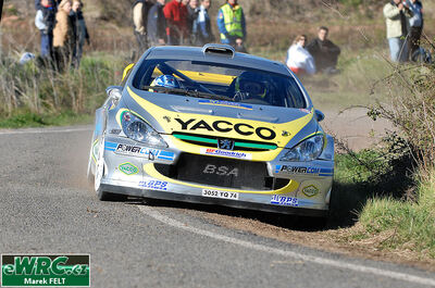 Alexandre Bengué - Caroline Escudero-Bengué
42º RallyRACC Catalunya - Costa Daurada 2006. Peugeot 307 WRC (3052 YQ 74). Clasificado 4º.
Czech RT Škoda Kopecký

Del 24 al 26 de Marzo, Salou, Tarragona, Catalunya, España.
Superficie: asfalto.

El Rally tenia un total de 1376.14 Km de los que 346.43 Km divididos en 16 tramos eran especiales.

Se inscribieron 71 equipos, tomaron la salida 66, finalizaron 56.

© Marek Felt
@
Palabras clave: Peugeot;WRC;Catalunya;España;Spain;2006