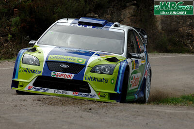 Mikko Hirvonen - Jarmo Lehtinen
42º RallyRACC Catalunya - Costa Daurada 2006. Ford Focus RS WRC '06 (EU55 BNA). Clasificado 9º.
BP Ford World Rally Team

Del 24 al 26 de Marzo, Salou, Tarragona, Catalunya, España.
Superficie: asfalto.

El Rally tenia un total de 1,376.14 Km de los que 346.43 Km divididos en 16 tramos eran especiales.

Se inscribieron 71 equipos, tomaron la salida 66, finalizaron 56.

© Libor Jungvirt
@
Palabras clave: Ford;Focus;WRC;Catalunya;España;Spain;2006