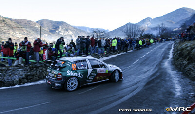 Jan Kopecký - Filip Schovánek
74º Rallye Automobile de Monte-Carlo 2006. Skoda Fabia WRC (4S8 9174). Clasificado 11º.
Czech RT Škoda Kopecký

Del 20 al 22 de Enero, Monaco.
Superficie: asfalto - nieve.

El Rally tenia un total de 1294.89 Km de los que 366.39 km divididos en 18 tramos eran especiales, (2 de ellas fueron canceladas SS3 Pierlas - Ilonse 1 de 23.22 Km y SS11 La Tour sur Tinee - Utelle 2 de 18.73 Km).

Se inscribieron 53 equipos, tomaron la salida 51, finalizaron 43.

© Petr Sagner
@
Palabras clave: Skoda;Fabia;WRC;Montecarlo;2006